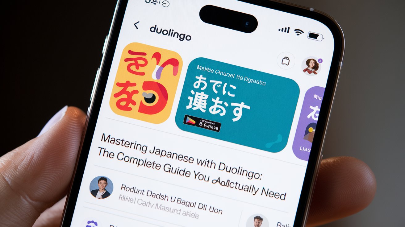 Japanese with Duolingo