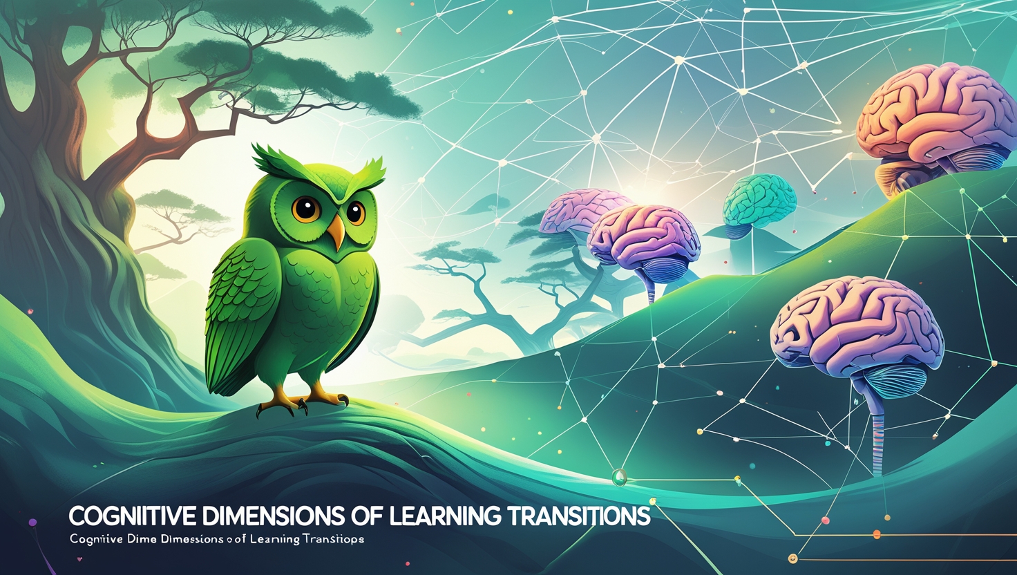 Cognitive Dimensions of Learning Transitions