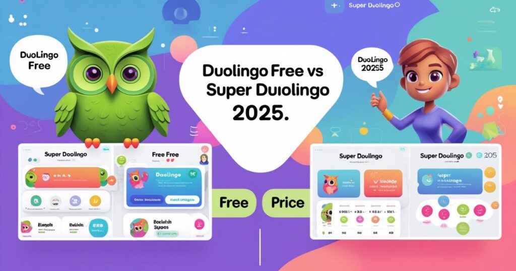 Duolingo Free vs Super Duolingo